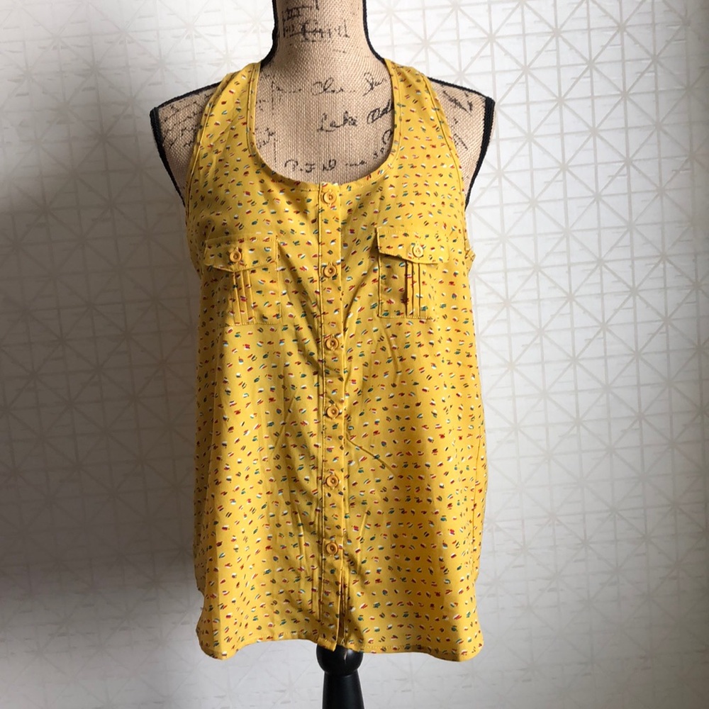 Timing Medium Yellow Razorback tank - Picture 6 of 8